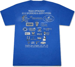 T-Shirt with Sponsor Logos